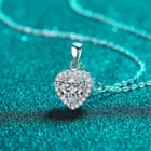 AnuJewel Heart Moissanite Pendant 10