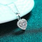 AnuJewel Heart Moissanite Pendant 6