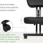 VEVOR Ergonomic Kneeling Chair 12