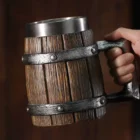 Wooden Barrel mug 2