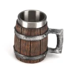 Wooden Barrel mug 3