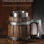 Wooden Barrel mug 6